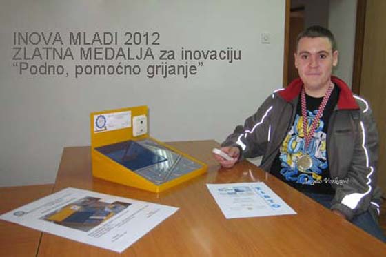 Zlatna medalja ogulinskom učeniku na INOVI-MLADIH 2012 Zlatna medalja ogulinskom učeniku na INOVI-MLADIH 2012