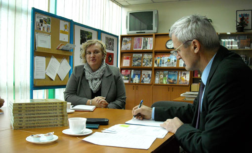 Gradonačelnik sa suradnicima u obilasku Obrtničke i tehničke škole Ogulin